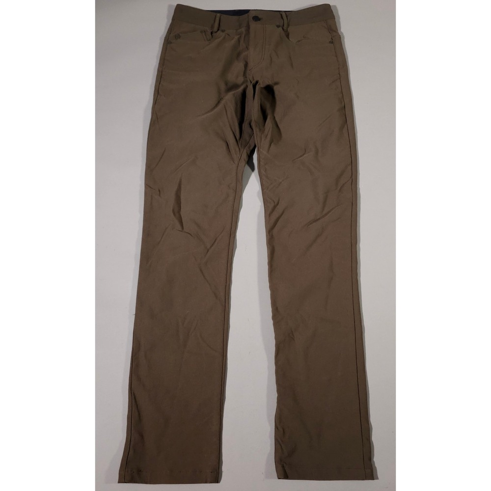 Outlier Strongtwill Pants Mens 30x33 Brown Technical Stretch DWR Made in USA‎